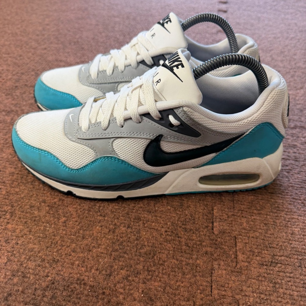 Nike Women's Air Max Sneakers in White, Teal & Black - Picture 5 of 12